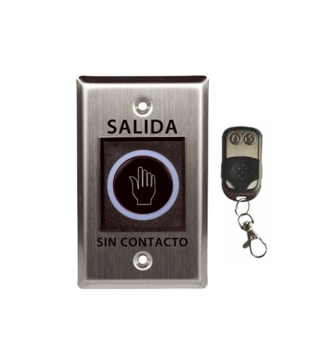 [ZK-TLEB102-R] BOTON DE SALIDA SIN CONTACTO CON CONTROL REMOTO
