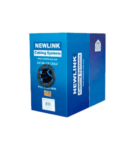 [NEW-9806742] ROLLO DE CABLE INT CAT6 UTP 23 AWG 1000FT AZUL