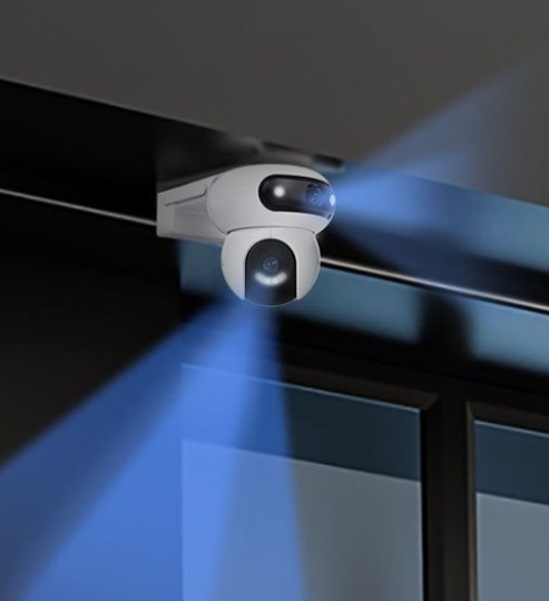 CAM IP PT LENTE DUAL EXTERIOR 8MP WIFI LENTE 2.8+6MM
