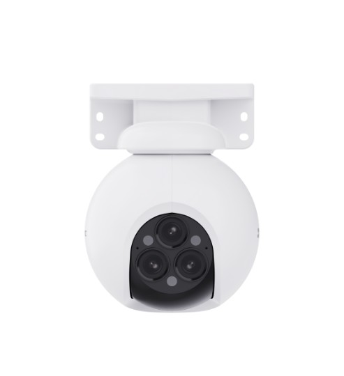 CAM IP PT DE 3 LENTES PARA EXTERIOR 4MP/2.8MM + 4MP/6MM + 4MP/12MM