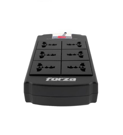 SUPRESOR DE PICOS 6 TOMAS Nema 5-15R universal  - 220V