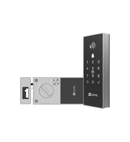 CERRADURA SMART C/HUELLA, TARJETA Y TECLADO, WIFI, BLUETHOOTH