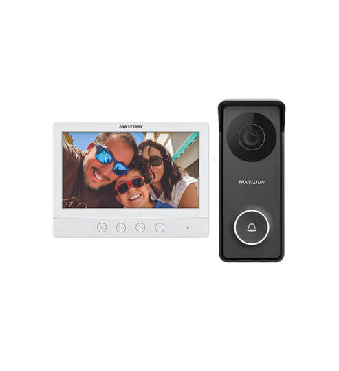 KIT VIDEO PORTERO ANALOGICO (MONITOR + PORTERO) -  4 HILOS – COMPATIBLE CON KIS313-P