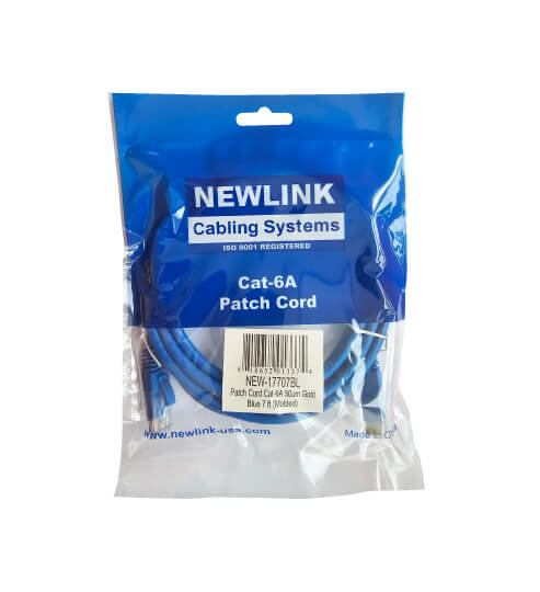 PATCH CORD CAT6A 7 PIES AZUL