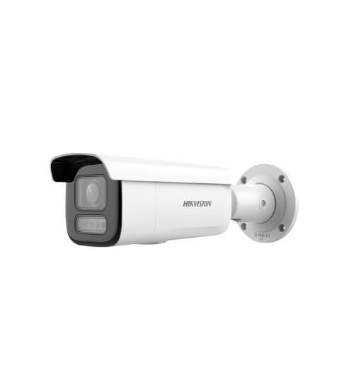BULLET IP 4MP ACUSENSE SMART HYBRID LIGHT 2.8-12MM IR40M C/AUDIO C/STROBE Y SIRENA
