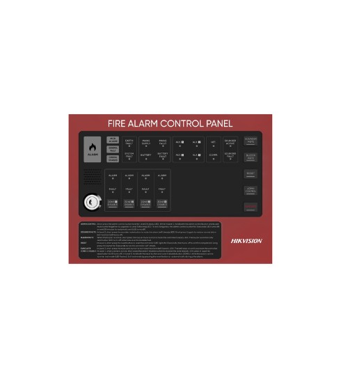 PANEL DE ALARMA CONTRA INCENDIO 4 ZONAS CON BATERIA