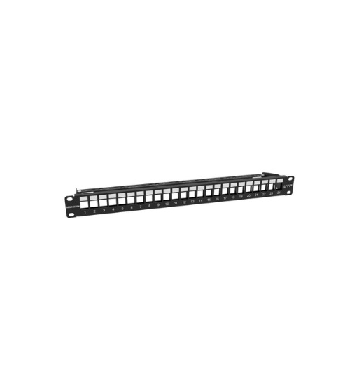 PANEL DE CONEXIÓN CAT6 SIN PROTECCIÓN DE 24 PUERTOS, 1U