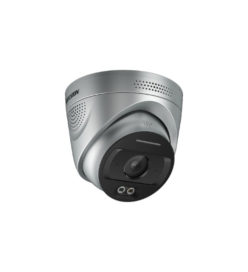 CAMARA IP 4MP TURRET - GRIS - CON DETECCION DE FUEGO Y TEMP