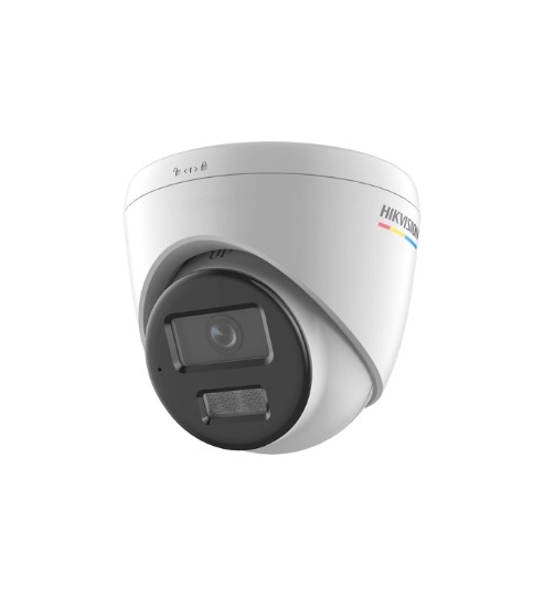 COLORVU 3.0 TURRET IP 4MP 2.8MM CON RANURA SD, ALTAVOZ Y LUZ ESTROB ROJA Y AZUL