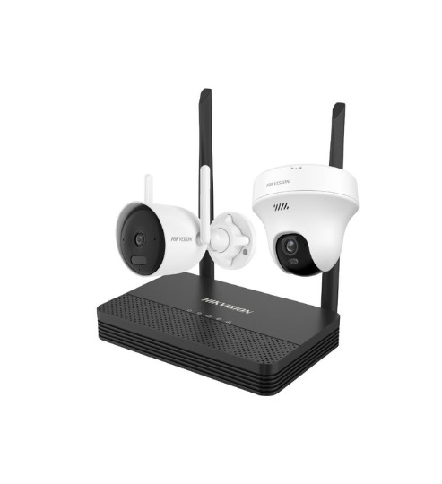 EASYLINK KIT WIFI 6 CON NVS + PT TURRET 5MP INT + BULLET 4MP