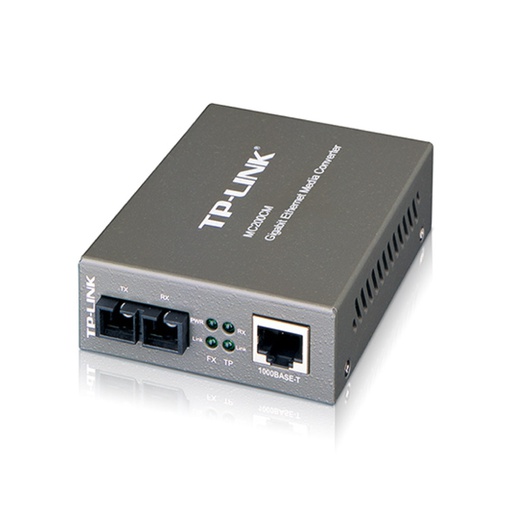[TP-MC200CM] CONVERTIDOR A FIBRA OPTICA DE RJ45 A MULTIMODO SC
