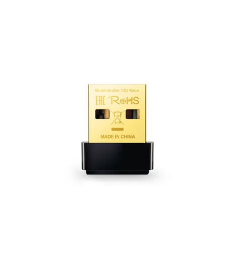 [TP-ARCHER-T2U-NANO] ADAPTADOR USB WIFI DOBLE BANDA 200MBPS 2.4-5GHZ