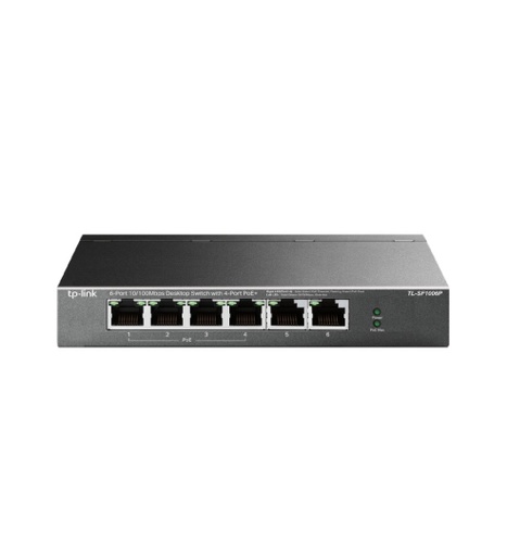 [TP-TL-SF1006P] SWITCH 6P 10/100MBPS 4P POE +