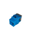 KEYSTONE JACK CAT6A 110 TYPE AZUL