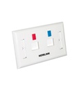 WALL PLATE 2 PUERTOS