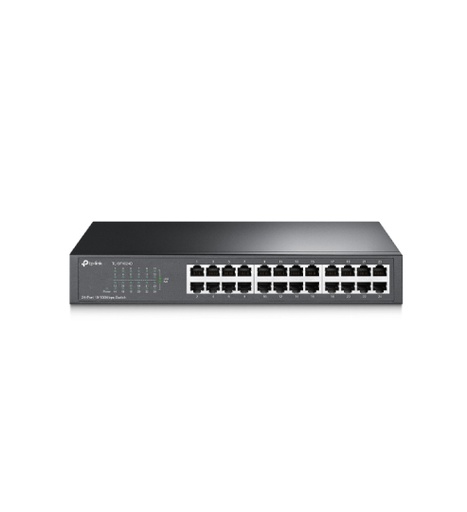 [TP-TL-SF1024D] SWITCH 24P 10/100MBPS. CASE RACKEABLE 13&quot; 1U