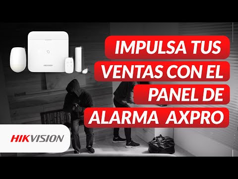 Aumenta tus ventas con el Panel de Alarma AXPRO: Fácil instalación y control total desde la app. 🚀📲