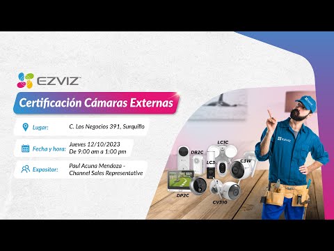 📢 EZVIZ: Certificación Cámaras Externas 📢