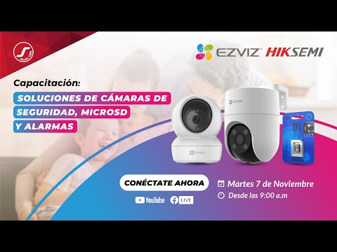 📢 CAPACITACIÓN: SOLUCIONES DE CÁMARAS DE SEGURIDAD, MICROSD Y ALARMAS 📢