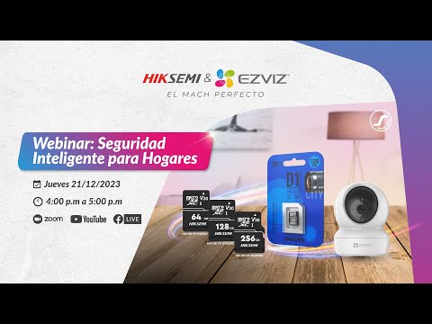 📢 WEBINAR: SEGURIDAD INTELIGENTE PARA HOGARES 📢