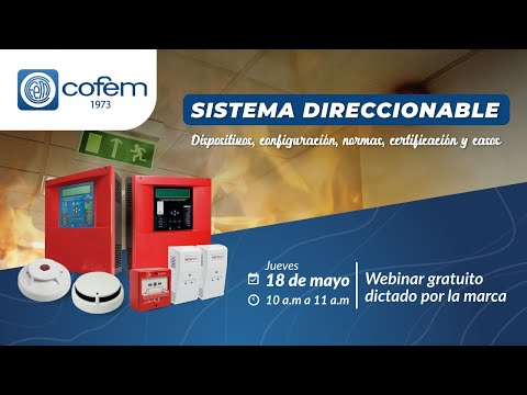 Webinar Gratuito - Sistema Direccionable COFEM