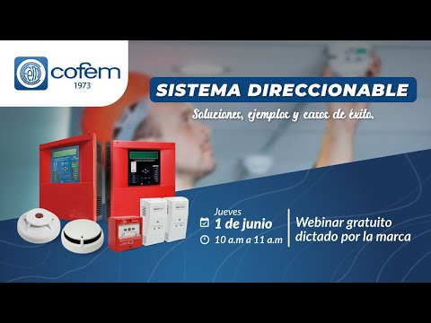 Webinar Gratuito - Sistema Direccionable COFEM