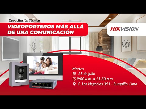 🎓 ¡Explora las Capacitaciones en Videoporteros! Más allá de una Comunicación | Hikvision 💬📞