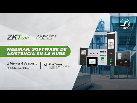 📢 Webinar: Software de Asistencia en la nube ZKTECO 📢